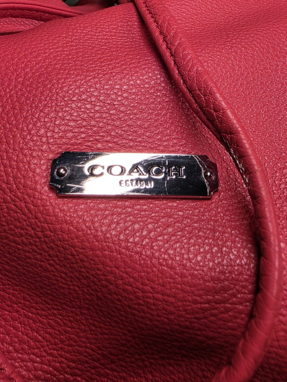 Coach Avery Leather Drawstring Bucket Bag w/ Tassel (Retail $358) - Picture 3 of 16